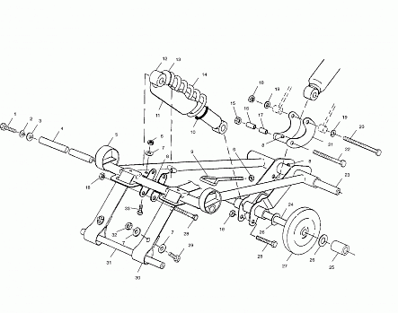 FRONT TORQUE ARM - S00SB8AS (4954015401b011)