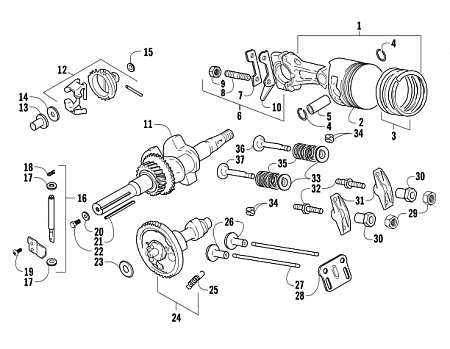 PISTON AND CRANKSHAFT