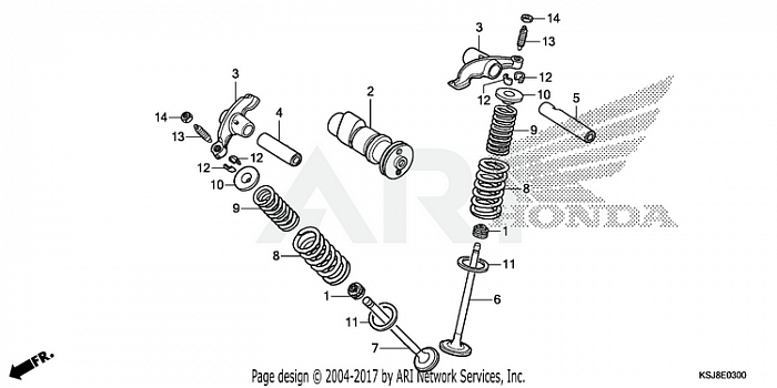 CAMSHAFT + VALVE