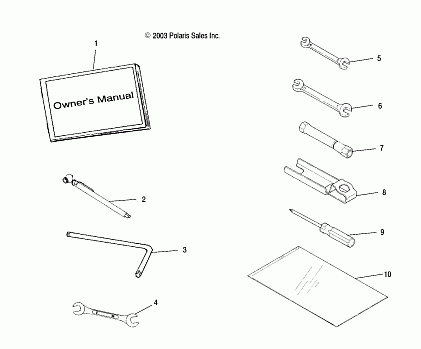 TOOL KIT - A05CL50AA (4995019501E03)