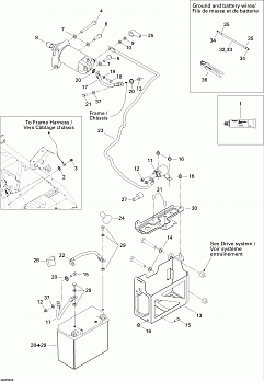 Battery And Starter