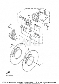 FRONT BRAKE CALIPER