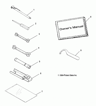 TOOL KIT - A00CH50EB (4954805480E008)