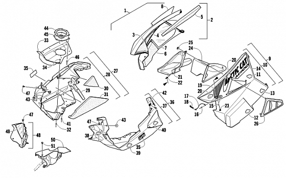 SKID PLATE AND SIDE PANEL ASSEMBLY