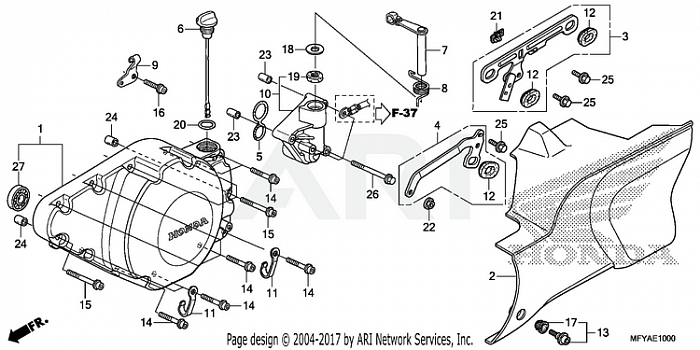 LEFT CRANKCASE COVER