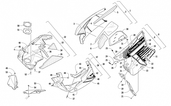 SKID PLATE AND SIDE PANEL ASSEMBLY