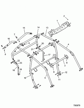 CHASSIS, CAB FRAME - Z17VFE92AK/AM/AB (700679)