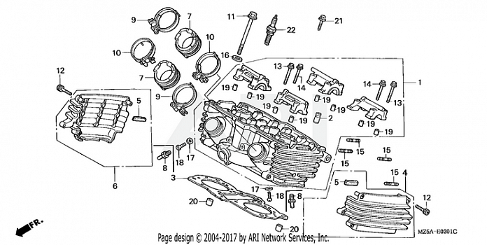 CYLINDER HEAD (RR.)