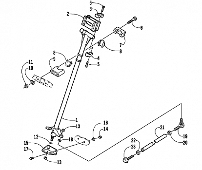 STEERING POST ASSEMBLY