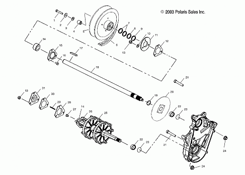 DRIVE TRAIN - S04NT5BS/BE (4988518851C03)