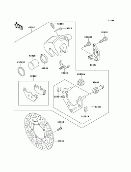 Rear Brake(VN1500-G1/G1A/G2A)