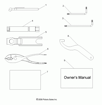REFERENCES, TOOL KIT and OWNERS MANUALS - R11XH76AW/AZ/XY76AA (49RGRTOOL097004X4)