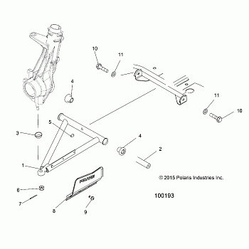 SUSPENSION, A-ARM and STRUT MOUNTING - A17SWE57N1