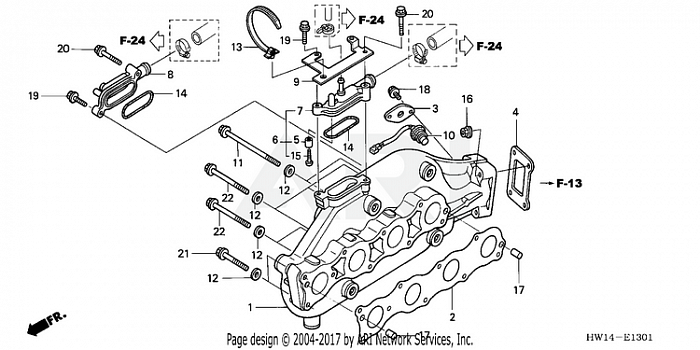 EXHAUST MANIFOLD ('04-'05)