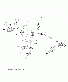 ENGINE, STARTER MOTOR - S15DR6PEL (49SNOWSTARTER158CH)