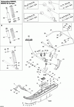 Front Suspension And Ski 800HO