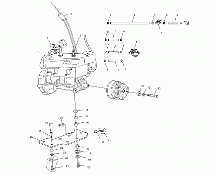 ENGINE MOUNTING - S03LT3AS (4977787778B09)