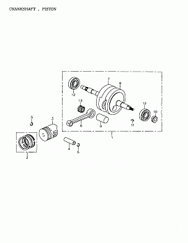 Crankshaft And Pistons (172a-10)