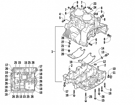 CRANKCASE ASSEMBLY