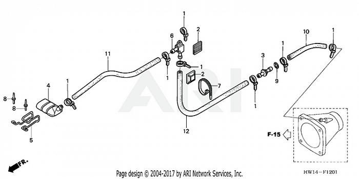 BILGE STRAINER ('04-'05)