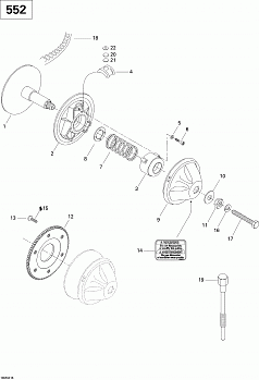 Drive Pulley (552)