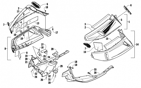 SKID PLATE AND SIDE PANEL ASSEMBLY