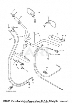 STEERING HANDLE CABLE