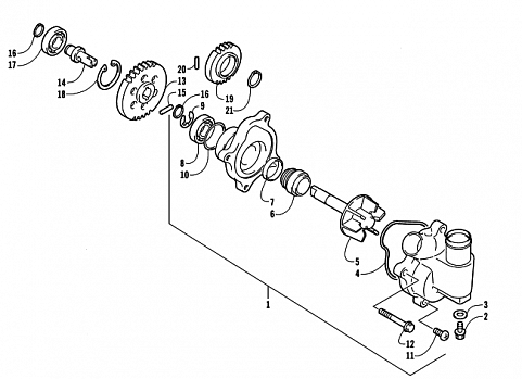 WATER PUMP ASSEMBLY