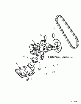 ENGINE, OIL PUMP - Z17VFE92AK/AM/AB (700466)