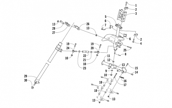 STEERING POST ASSEMBLY