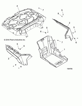 BODY, REAR BOX AND FENDERS - A20HAB15N2 (100795)