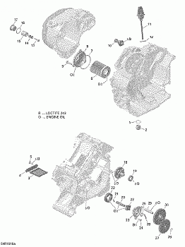 Engine Lubrication - 650 EFI