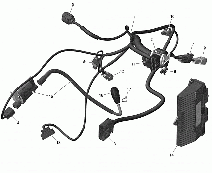 Electric - Engine Harness And Electronic Module - 450 - International