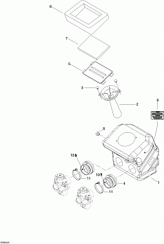 Air Intake System SKANDIC 550F