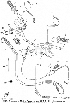 STEERING HANDLE CABLE