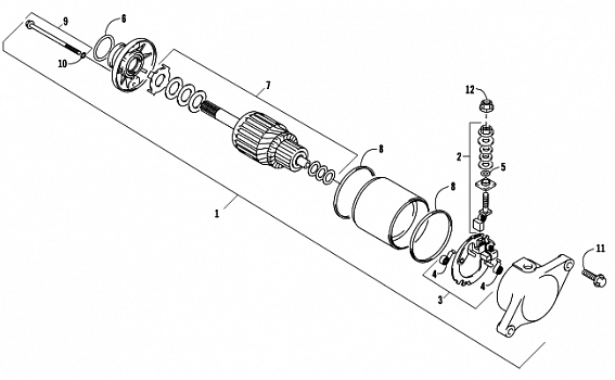 STARTER MOTOR ASSEMBLY