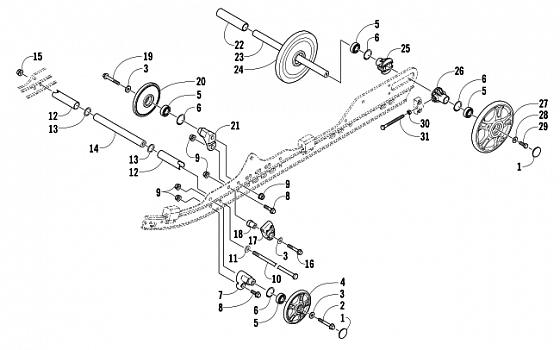 IDLER WHEEL ASSEMBLY