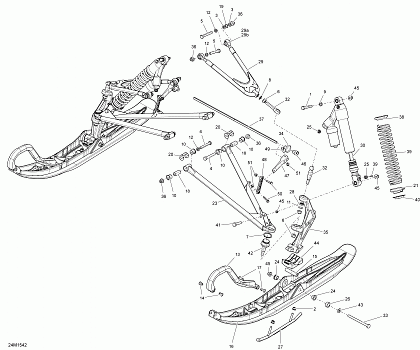 Front Suspension And Ski _24M1542