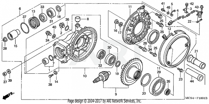 FINAL DRIVEN GEAR (ST1300A)