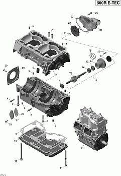 Crankcase And Water Pump _1_2
