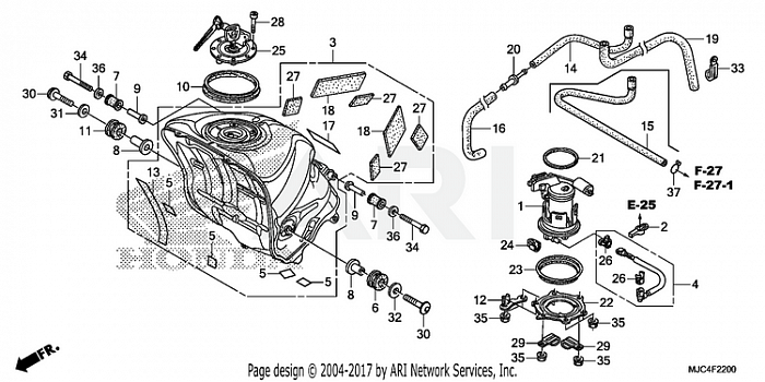 FUEL TANK + FUEL PUMP