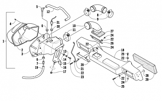 AIR SILENCER ASSEMBLY