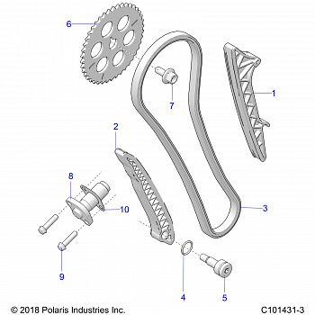 ENGINE, CAM CHAIN AND TENSIONER - A20SLZ95AE (C101431-3)