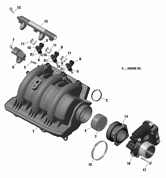 Air Intake Manifold And Throttle Body  - 903