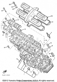 CYLINDER HEAD CALIFORNIA MODEL ONLY