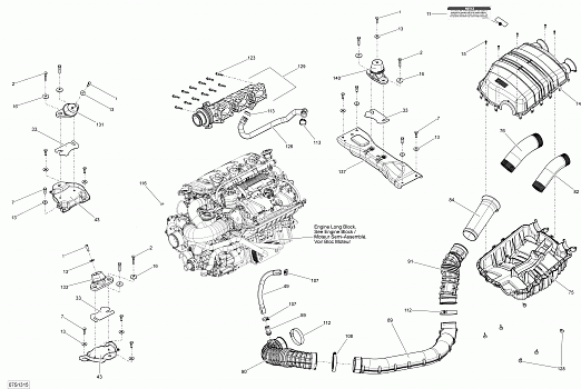 Engine And Air Intake Silencer