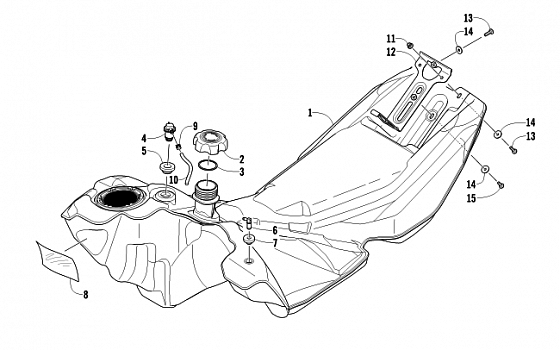 GAS TANK ASSEMBLY