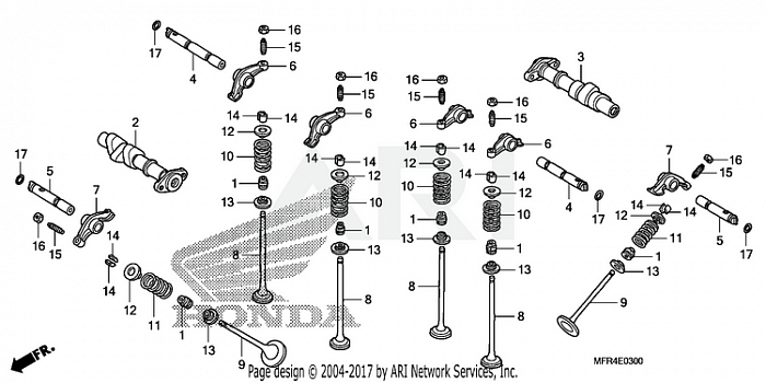 CAMSHAFT + VALVE