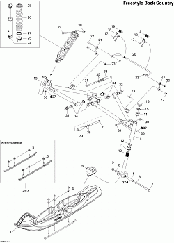 Front Suspension And Ski