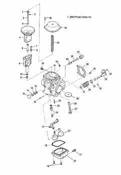 CARBURETOR - A05MH42AB/AG/AH (4994839483C10)